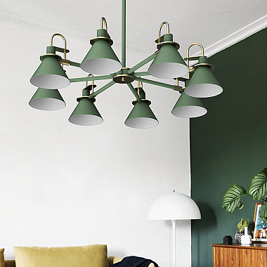 Люстра на штанге CODA D88 Green