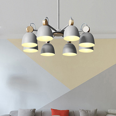 Потолочная люстр на штанге ROLLA 6 Gray