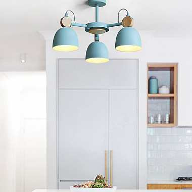 Потолочная люстр на штанге ROLLA 6 Gray