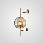 Настенный светильник CATCH WALL ball D55 steel