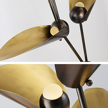 Подвесная люстра LAVRA A7 Латунь