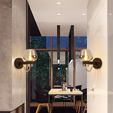 Бра MONTALEMBERT SCONCE BY Studios Черный, Дымчатый