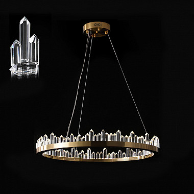 Подвесная люстра QUARTZ LUX C D80