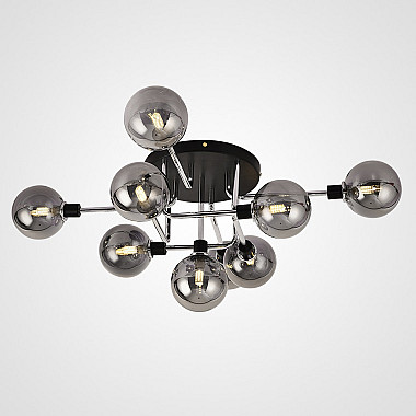 Подвесная люстра NEXO 5 Прозрачный, Серебро