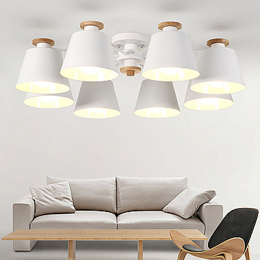 Люстра на штанге SCAD D88 White