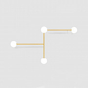 Настенный светильник LINES 4 золото