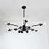 Люстра на штанге MARINE D104 10 lamps Black/Transparent
