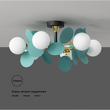 Люстра на штанге MATISSE BLUE D55