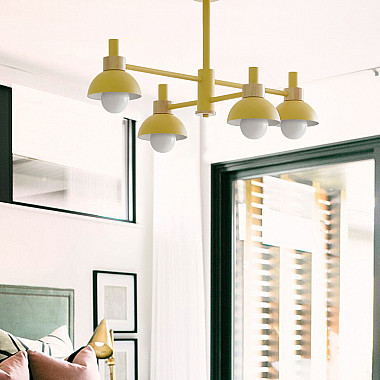 Люстра на штанге FANTA A 4 lights Green