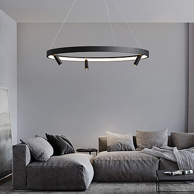 Подвесная люстра RAPID CH D100 Brass Black