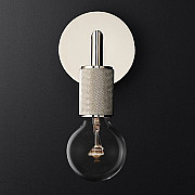 Бра RH Utilitaire Single Sconce Silver
