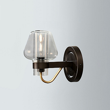 Бра MONTALEMBERT SCONCE BY Studios Черный, Прозрачный