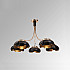 Люстра на штанге GRADE D105 5 lamps Gold/Black