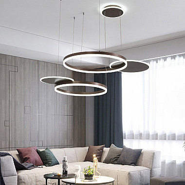 Подвесная люстра MEDEA CH D100 Copper 3000 4000 5000