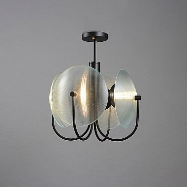 Подвесная люстра REFLEX-B Черный, Прозрачный