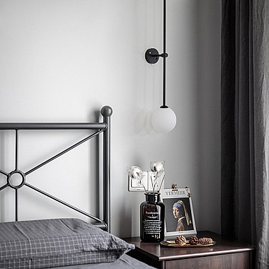 Настенный светильник LINES Ball 200 Black