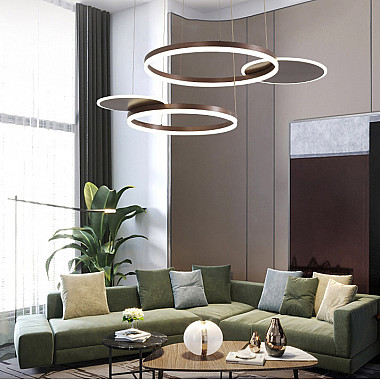 Подвесная люстра MEDEA CH D100 Copper 3000 4000 5000