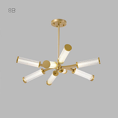 Подвесная люстра RAMOSE В8 Золото