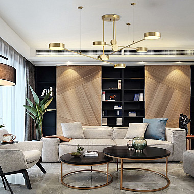 Подвесная люстра TECHNUM LED GOLD