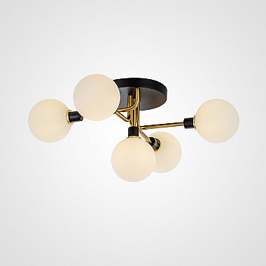 Подвесная люстра NEXO 5 Прозрачный, Серебро