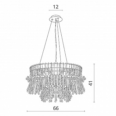 Подвесная люстра ACACIA Chrome