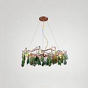 Подвесная люстра AGATE 9 D65 Green