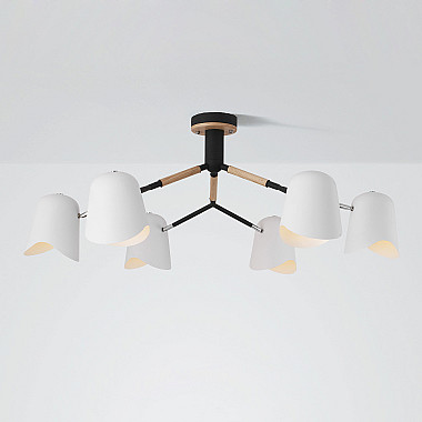 Люстра на штанге NOTCH D94 White