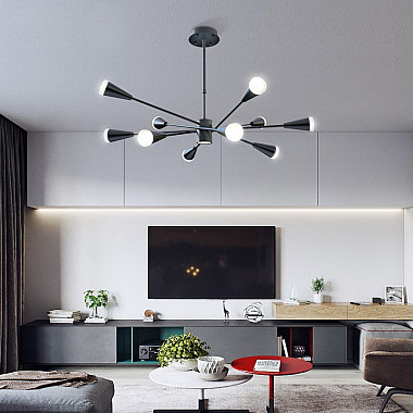 Подвесная люстра MILTON 8 Белый