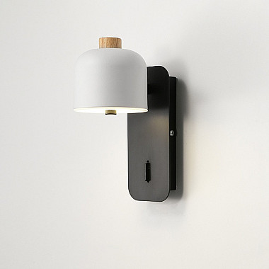 Настенный светильник STILLE Бело-Черный