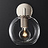 Бра RH Utilitaire Globe Shade Single Sconce Silver