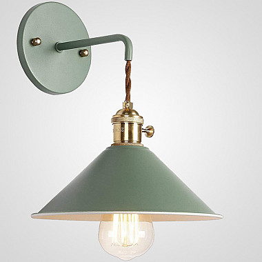 Бра с подвесным плафоном BRAID WALL Green