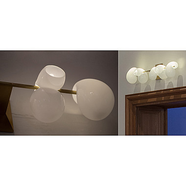 Бра White glass trap 5 Wall Lamp