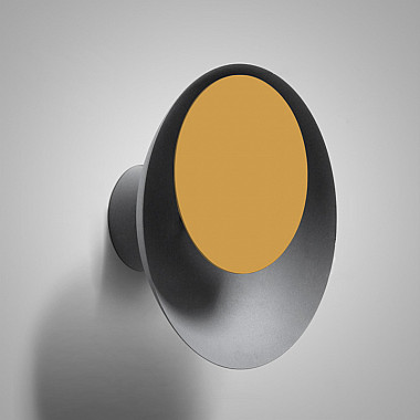 Бра TWIRL D25 Grey/Yellow