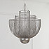 Подвесная люстра MESHMATICA D45 Nickel
