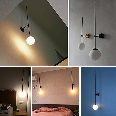 Настенный светильник LINES Ball 150 Gold