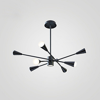 Подвесная люстра MILTON 10 Черный