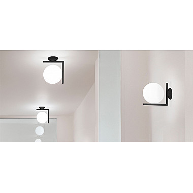 Бра IC Lighting Flos white ball IC C/W Black