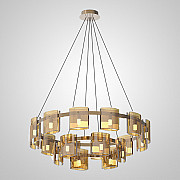 Подвесная люстра JANICE D100 D60 Brass Amber