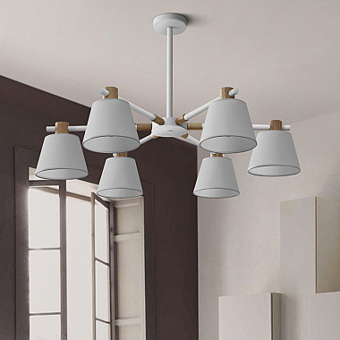 Потолочная люстра на штанге NATURA A YELLOW 6