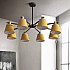 Потолочная люстра на штанге NATURA A YELLOW 6