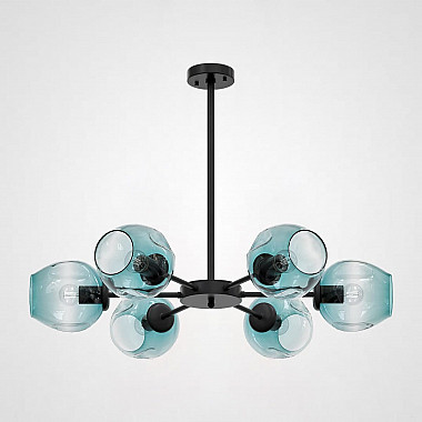 Люстра на штанге MARINE B 6 Black/Blue