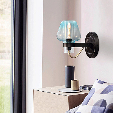 Бра MONTALEMBERT SCONCE BY Studios Черный, Голубой