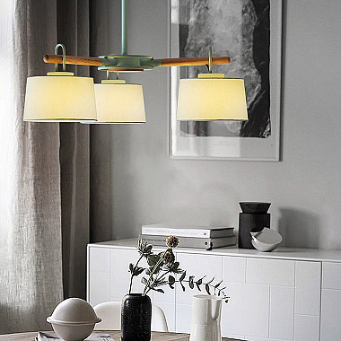 Потолочная люстра на штанге EVEN 8 Gray