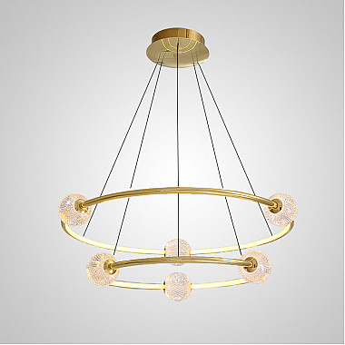 Подвесная люстра STORMS CH D89 D68 Gold