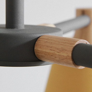 Потолочная люстра на штанге NATURA A YELLOW 6