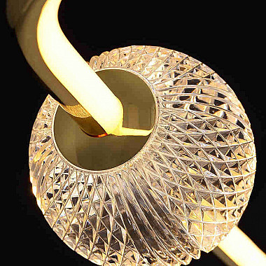 Подвесная люстра STORMS CH D89 D68 Gold