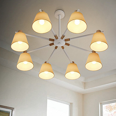 Потолочная люстра на штанге NATURA A YELLOW 6