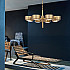 Подвесная люстра Hans-Agne Jakobsson Large Brass Chandelier for Markaryd in Sweden