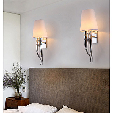 Настенный светильник Crystal Light Brunilde Ipe Cavalli H92 Silver/Gray