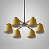 Потолочная люстра на штанге NATURA A YELLOW 6